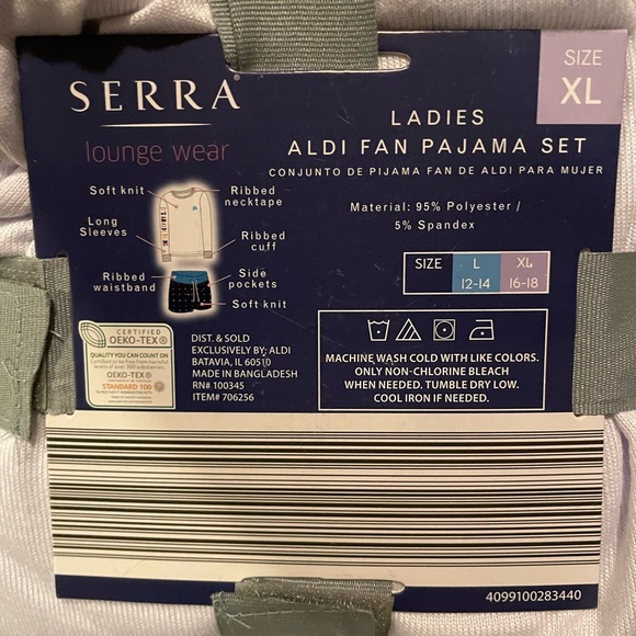 Aldi brand pajama set - Picture 4 of 5
